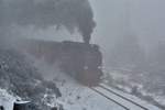 An der Ausweichstelle Goetheweg begegnete uns 99 7240-7 auf den Weg zum Brocken.

Brocken 06.01.2020