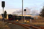 Fahrt von 99 5901 mit IG HSB-Sonder-PmG am Mittag des 26.02.2017 durch die Stieger Wendeschleife. (Bild 4)