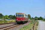 187 013-8 brummt gemütlich von Quedlinburg nach Gernrode.

Quedlinburg 01.08.2018