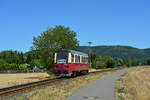 Nachschuss auf 187 019-5 auf den Weg von Nordhausen in Richtung Eisfelder Talmühle.

Niedersachswerfen 06.08.2018