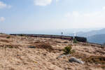 Ein Dampfzug der HSB verl�sst am 22.03.2026 den Brocken.