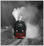 Hier noch einmal der Zug 8903 am 10.10.2007, diesmal vom Brocken nach Eisfelder Talmhle.