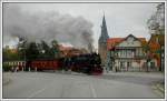 Der erste Zug auf den Brocken am 9.10.2007 wurde von 99 7243 bespannt.