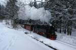 Am Hotel Drei Annen erwischte ich den Planzug nach Nordhausen, der mit 99 7241 unterwegs war. (23.03.08)