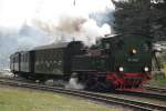 99 5902 verlsst mit dem Traditionszug Drei-Annen-Hohne; 27.04.2008