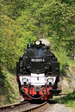 99 6001 am 11.05.2008 kurz vor dem Hp Dratzug.