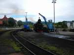 99 7243 beim bekohlen in Wernigerode