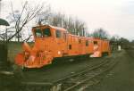 Schneepflge der HSB in Wernigerode Westerntor im Januar 1999.