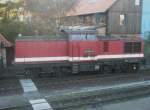 Hier 199 861-6, beim rangieren am 20.10.2009 im Bahnhof Wernigerode.