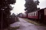 Harzquerbahn, Dampfzug in Hasserode (1989)