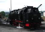 Lok 99 222 (99 7222-5) der HSB am 20 Aug. 2003 in Wernigerode.