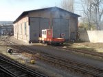 Ein SKL der HSB steht am 10.04.2011 in Wernigerode-Westerntor.