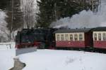 99 7241 bei der berquerung der Warmen Bode bei Sorge am 05.Mrz 2006