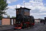 99 236 am 09.06.2012 whrend des Bahnhoffestes im Bw Wernigerode.