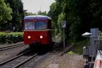 Triebwagen T102 der Selfkantbahn war whrend des Bahnhoffestes am 09.06.2012 Gastfahrzeug bei den HSB und wurde fr Pendelfahrten zwischen Wernigerode Hbf und W.-Hasserode eingesetzt.