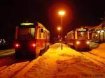 187017-9 und 187019-5 am 12.01.02 in Ilfeld