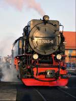 99 7245-6 bei der Restaurierung in Wernigerode, 22.