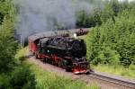 99 7241-5 HSB im Drngetal am 16.06.2013 auf der Fahrt von Wernigerode nach 3 Annen Hohne