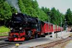 99 7235-7 HSB im Bahnhof Schirke am 16.06.2013