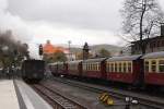 Bahnhof Wernigerode am Mittag des 18.10.2013.