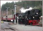 In Alexisbad wird wieder gelt, geschmiert und Wasser genommen.