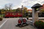 HSB-Bahnhof Wernigerode am Abend des 16.10.2014.