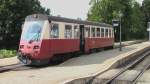 Der Triebwagen 178 016-1 der Harzer Schmalspurbahnen steht am Montag, 14.