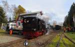 Bahnhof Hasselfelde am 18.10.2014.