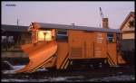 Schneepflug der HSB in Gernrode am 3.2.1993 mit der Bezeichnung: 99-01-86 SPO 074.