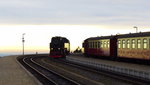 99 236 hat mit dem P 8933 (Wernigerode - Brocken) den höchsten Bahnhof der HSB erreicht und rangiert an das andere Ende des Zuges.