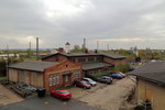 Blick am 17.20.2015 von der Zeppelinbrücke auf das ehemalige HSB-Bw Nordhausen.