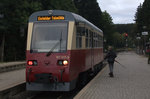  187 017-9 auf der Fahrt nach Eisfelder Talmühle in Drei Annen Hohne. 05.10.2016 08:04 Uhr.