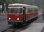 Noch ruhig tuckert der Diesel von 187 013-8 vor sich hin, denn bis zur Abfahrt Richtung Stiege sind noch einige Minuten Zeit. 01.10.2016 14:02 Uhr.