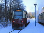 187 019-5 der Harzer Schmalspurbahnen nach Harzgerode steht am 22.