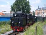 Die 99 1775-8 hat am 11.07.2007 ihr Ziel den Bahnhof Radebeul Ost fast erreicht.