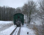 Nachschuß auf den Personenzug  Moritzburg- Radebeul Ost.25.12.2021 12:35 Uhr.