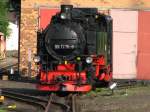 99 1775-8 vor dem Lokschuppen in Radebeul-Ost.04.07.08.