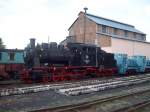 Lok 20 am Bahnhof Klostermansfeld (04.07.08)