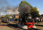 RüKB 99 4652 am 02.10.2016 nach der Ankunft mit dem P 181 aus Hettstedt Kupferkammerhütte in Benndorf.