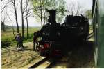 Im Mai 2005 war die 99 561 der Dllnitzbahn zu Gast auf der Pollo Strecke.