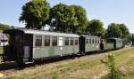 31.05.11 , Mesendorf ; der Wagenzug wartet auf die Bespannung