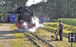 31.05.11 , Mesendorf ; 99 4802 unterwegs zum Wagenzug