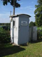 Signal-Fernsprecher der  DR  auf der Prignitzer Kleinbahn, auch  POLLO  genannt, Mesendorf [20.08.2011]