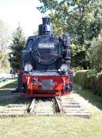 Lindenberg 2004, Schmalspurlok 99 4644 (Pollo) im nicht fahrbereiten Zustand