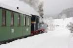 Winterdampf zwischen Sttzengrn und Schnheide, aufgenommen am 07.