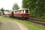 Zum 2.WCd-Schmalspurbahn-Festival am 24.-25.05.08 war auch der Zittauer Triebwagen VT 137 322 zu Gast.Aufgenommen am 24.05.08.