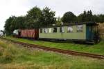 Abgestellte Fahrzeuge der Museumsbahn Schnheide, am 06.09.09.