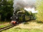 I K Nr54 war am 22.09.12 zu Gast bei der Museumsbahn Schnheide.