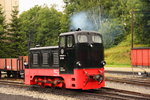 199 009-2 Preßnitztalbahn in Jöhstadt am 11.08.2012.