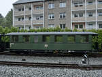 Dieser Personenwagen KB4p (970-408) stand Ende September 2020 am Bahnhof Jöhstadt.